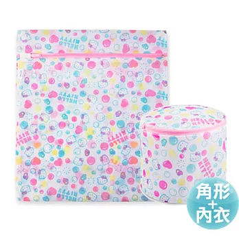 KITTY 洗衣網袋(角型+內衣)-2組