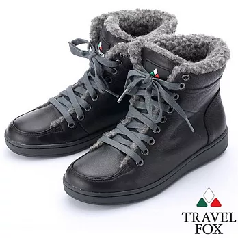 Travel Fox 保暖高筒靴913822-01-35黑色