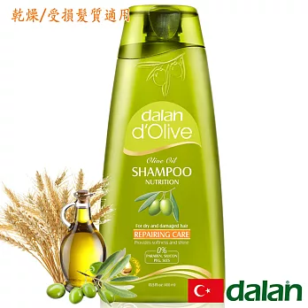 【土耳其dalan】 d’Olive橄欖油小麥蛋白修護洗髮露400ml