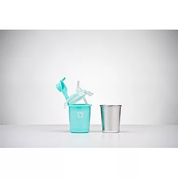 Kangovou小袋鼠不鏽鋼安全兒童兩用杯-薄荷綠