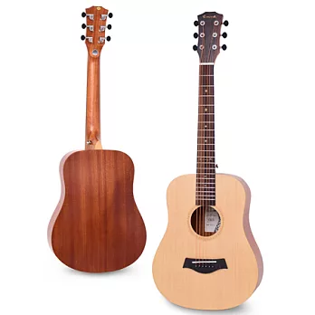 美國品牌 Enya 34吋 雲杉木面板 旅行吉他(EB-02)+豪華六配件
