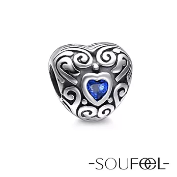 【SOUFEEL charms】朵拉系列《湛藍之心》串珠