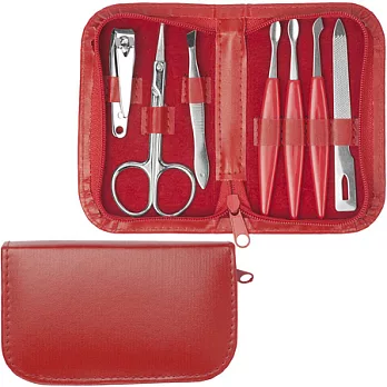 《VOYAGER》書扉拉鍊修容組(紅)