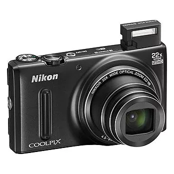 【NIKON】S9700 30倍光學WiFi機(公司貨)+32G+專用電池+清潔組+讀卡機+小腳架+保護貼+原廠包-黑色