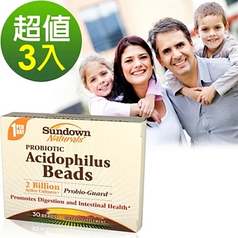Sundown日落恩賜 複合式益生菌強化膠囊(30粒x3盒)組