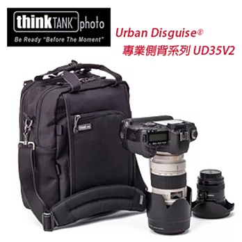 thinkTANK 創意坦克 Urban Disguise 35 V2.0 專業側背包系列 (UD35V2)黑