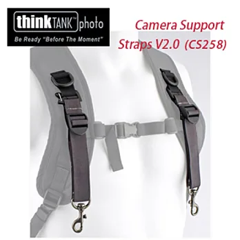 thinkTANK 創意坦克 Camera Support Straps V2.0 相機支援背帶 (2入/組)-CS258(黑)