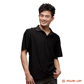 【FIVE UP】經典素面POLO杉-男M神祕黑