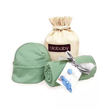 紐西蘭baby love merino美麗諾嬰兒包巾／隨身被巾(含帽子)哇沙米