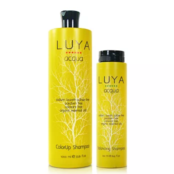 LUYA ColorUP Shampoo護色洗髮精(1000ml)+LUYA洗髮精隨機款(250ml)