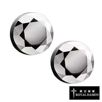 【Royal Damon羅亞戴蒙】『完美弧線』耳環 (銀)