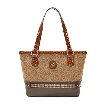 【達賀尊爵 Duke & Duchess】金典施華洛水鑽四色緹花(咖啡色)