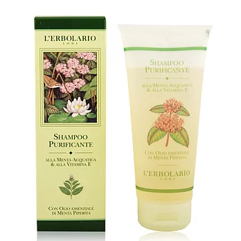 L’ERBOLARIO 蕾莉歐 薄荷維他命E洗髮精(200ml)