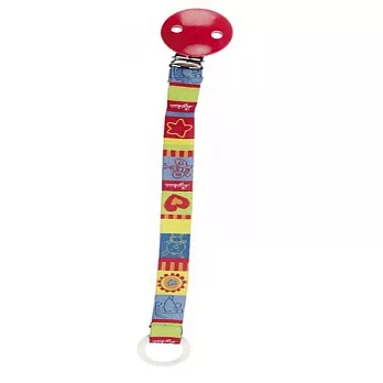 德國Sigikid奶嘴鍊-紅Pacifier strap colourful