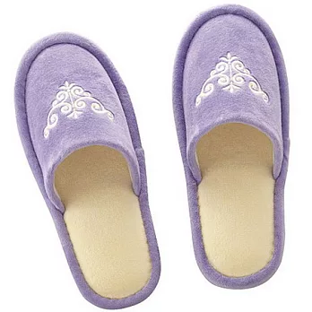 【cecile雜貨】粉系花紋浴廁用拖鞋薰衣草紫