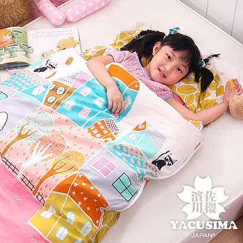 【濱川佐櫻-甜蜜鄉村】台灣製特級純棉兒童睡袋
