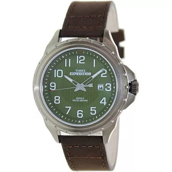 【TIMEX】天美時遠征軍錶系列 (軍綠/棕色帶 TXT49946)