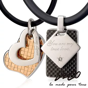 DECO X MASSA-G系列【凡爾賽戀人】鍺鈦對鍊40cm+40cm