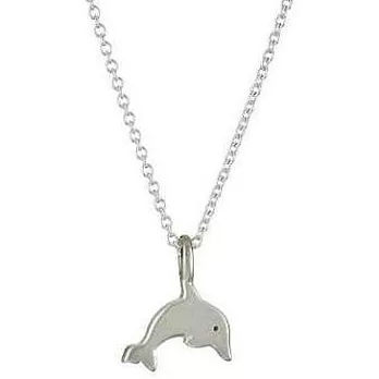 Dogeared 海豚 dolphin 躍向美好未來 銀色許願項鍊