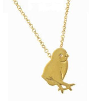 Dogeared 小雞 hot chic 可愛好人緣 金色許願項鍊