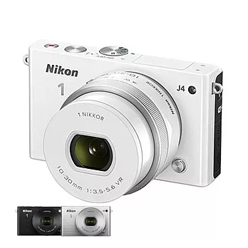 Nikon J4 10-30mm 變焦鏡組(公司貨)+SDHC32G+專用電池+大吹球清潔組+拭鏡筆+專用相機包+HDMI+保護鏡-銀色