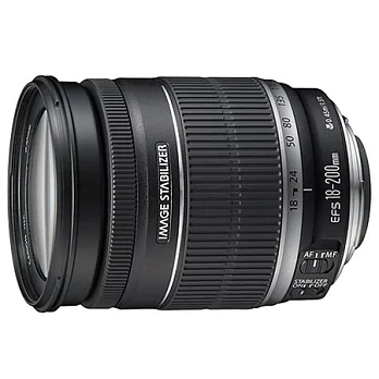 (公司貨) Canon EF-S 18-200mm f/3.5-5.6 IS 防震旅遊變焦鏡