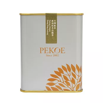 PEKOE精選－台灣鹿谷凍頂紅水烏龍茶，100g（金屬罐．銀灰）