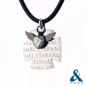 【＆MORE】愛迪莫鈦鍺-MAGIC項鍊『愛情信使』男款L50cm