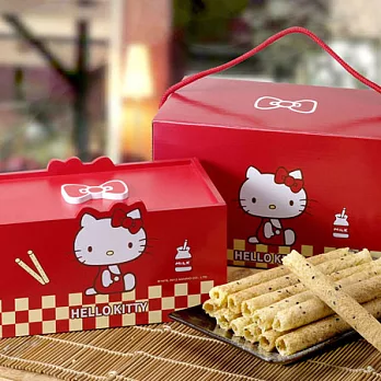Hello Kitty芝麻蛋捲禮盒(經典版)×2盒