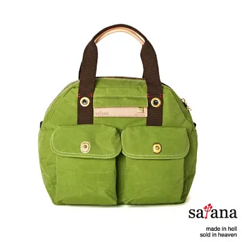 satana - 城市輕旅行保齡球包/後背包 - 草綠色