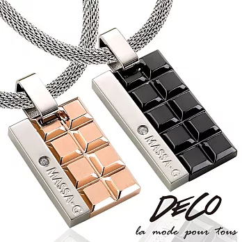 DECO X MASSA-G【戀戀巧克霍克】純鈦對墬搭配X-air超合金鍺鈦對鍊需求款式請填於備註