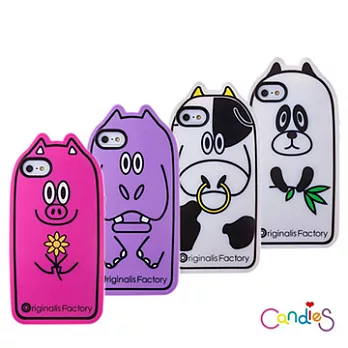 Candies iPhone5/5S Animals矽膠保護殼小豬
