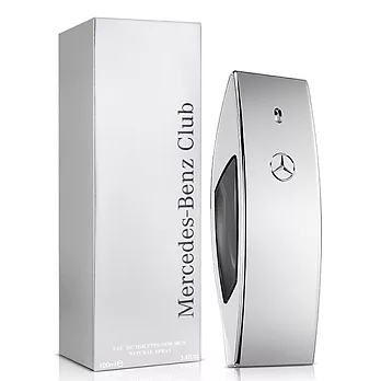 Mercedes Benz賓士銀色風潮男性淡香水(100ml)送體香膏75g&針管+紙袋