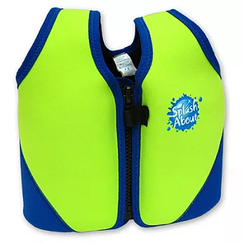 潑寶 Splash About - Float Jacket 兒童浮力夾克 - 螢光綠 (寶藍)1-3 Y