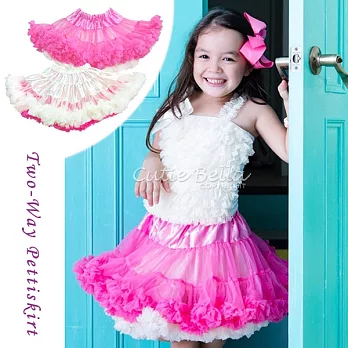 Cutie Bella雙面蓬蓬裙Pink/Cream(110cm)