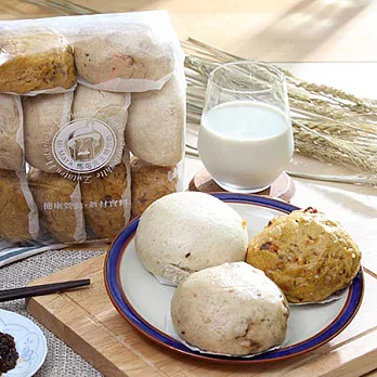 【馬可先生麵包坊】養生系列-冷凍饅頭家庭號(養生堅果口味共10顆)