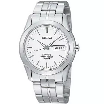 SEIKO 經典時間復刻再現優質男士腕錶-白-7N43-0AR0S