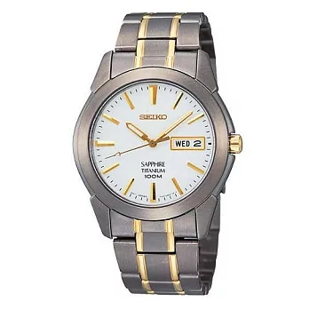 SEIKO 鈦金屬的極致工藝時尚優質男士腕錶-半金-7N43-0AS0KS