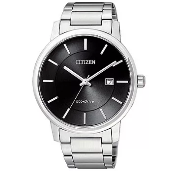 CITIZEN 極道鮮師光動能時尚潮流腕錶-黑/40mm-BM6750-59E