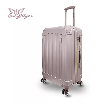 EasyFlyer-24吋易飛翔ABS經典系列加大行李箱-玫瑰金24吋玫瑰金