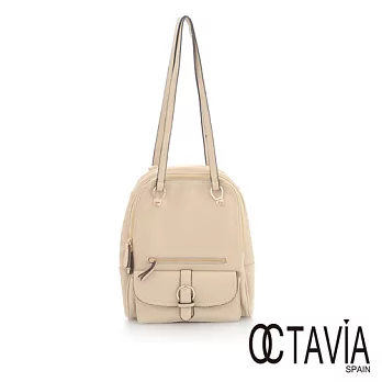 【Octavia 8】自由想念 隨你背二用後背包 - 奶油白