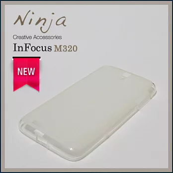 【東京御用Ninja】InFocus M320磨砂TPU清水保護套（透白色）