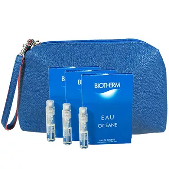 【即期品】BIOTHERM碧兒泉 海洋香霧靛藍體驗四件組