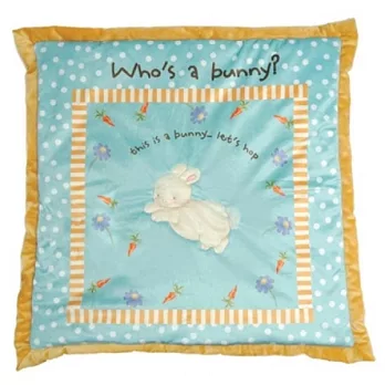 美國Bunnies By The Bay海灣兔,藍小兔遊戲毯,Who’s A Bunny Blanket