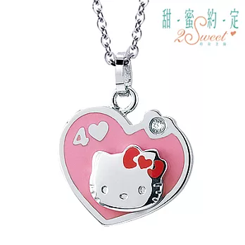 Hello Kitty凱蒂貓 ♥40週年-愛戀KITTY♥ 鋼飾墜子