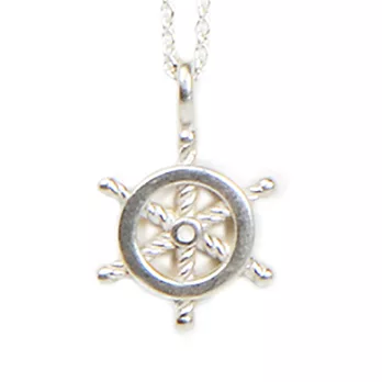 Dogeared make waves 海洋系列 大船舵 銀色許願項鍊