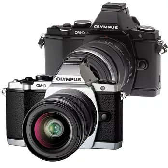 OLYMPUS OM-D E-M5 單機身 (中文平輸)- 加送SD32G+多功能讀卡機+相機清潔組+硬式保護貼黑色