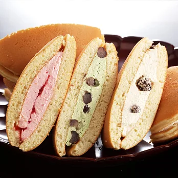 【上野物產】冰淇淋銅鑼燒(5種口味,各3個)