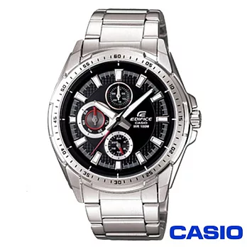 CASIO EDIFICE 重金屬系列三眼六針時尚錶 EF-336D-1A