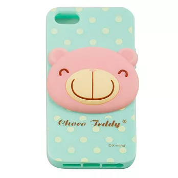 巧克力熊 iPhone5手機殼-粉熊